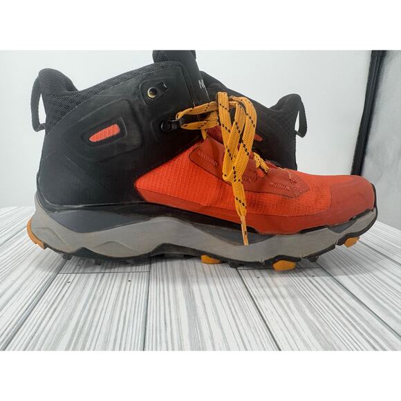 The North Face Men's 9 Vectiv Exploris Mid Futurelight Boots Burnt Ochre TNF - Picture 4 of 11